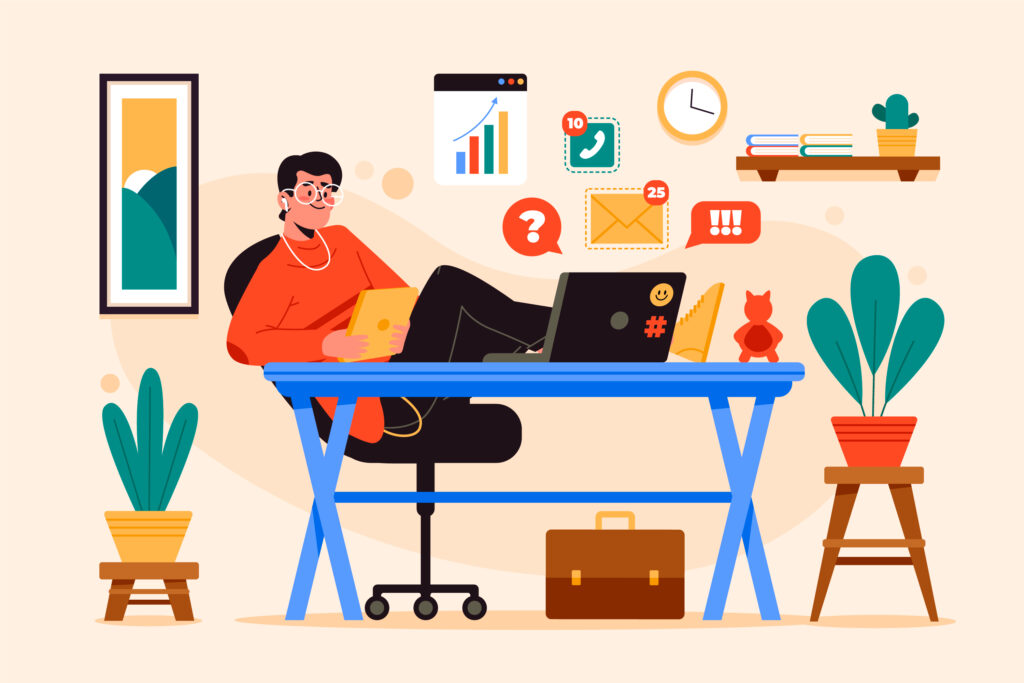 Freelancing meaning in Marathi